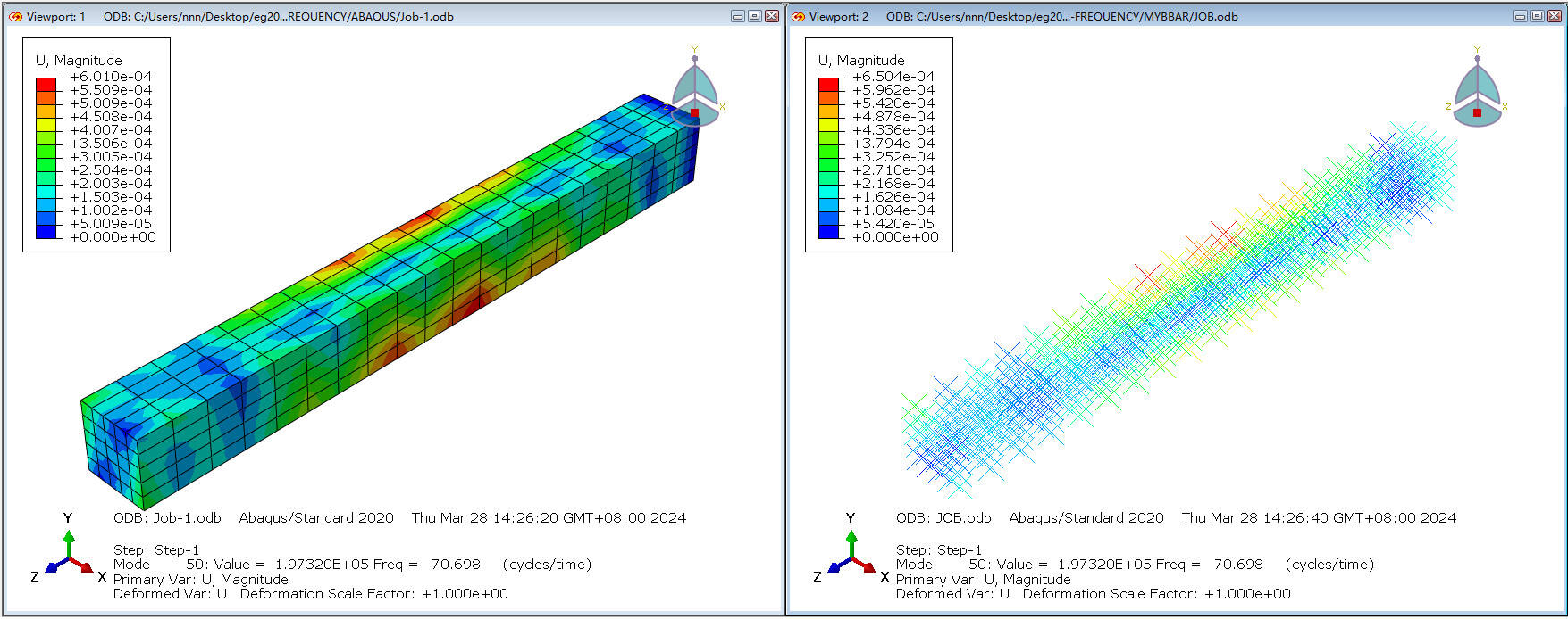 ABAQUS UEL二次开发（动力隐式C3D8自定义单元）的图15